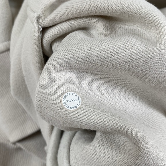 Lululemon Scuba Oversized Half-Zip Hoodie Natural Ivory - Picture 7 of 11